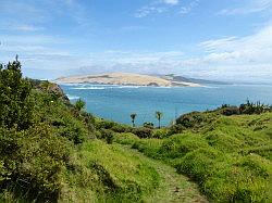 De ingang van Hokianga Harbour